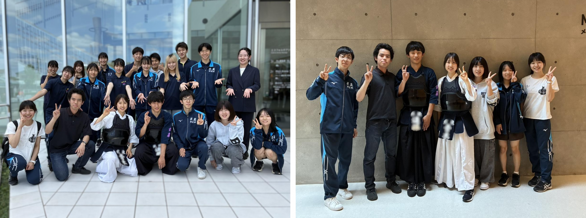 剣道部　大会集合写真